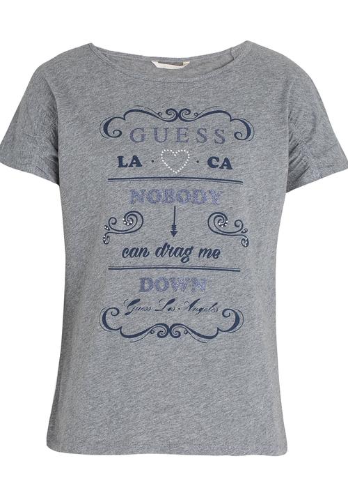 GUESS - Rouged Tee Dark Grey