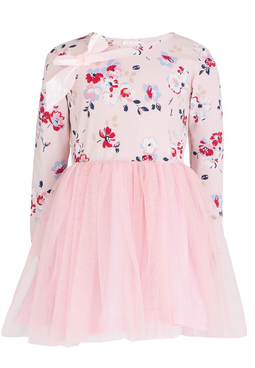See-Saw - Floral Print Combo Dress Multi-colour
