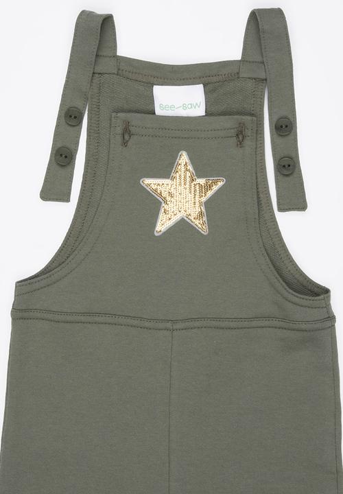 See-Saw - Dungaree Khaki Green