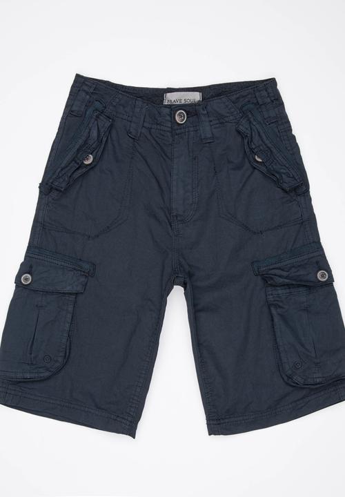Brave Soul - Cargo Shorts Navy