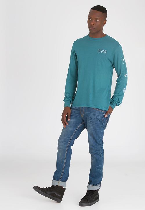 Rip Curl - Stacked Vibes Tee Mid Blue