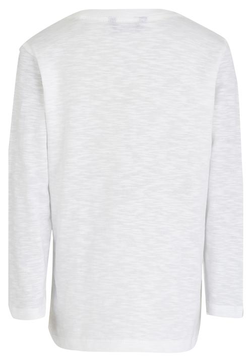 GUESS - L/S Guess Longer Length Tee White
