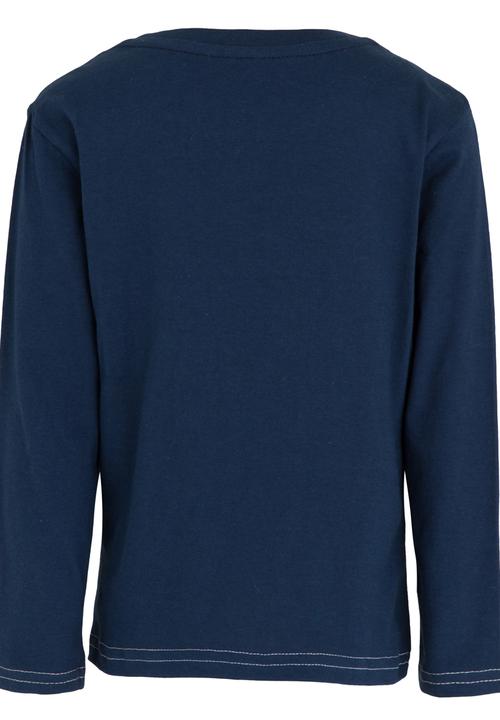 GUESS - L/S Guess Underline Tee Blue