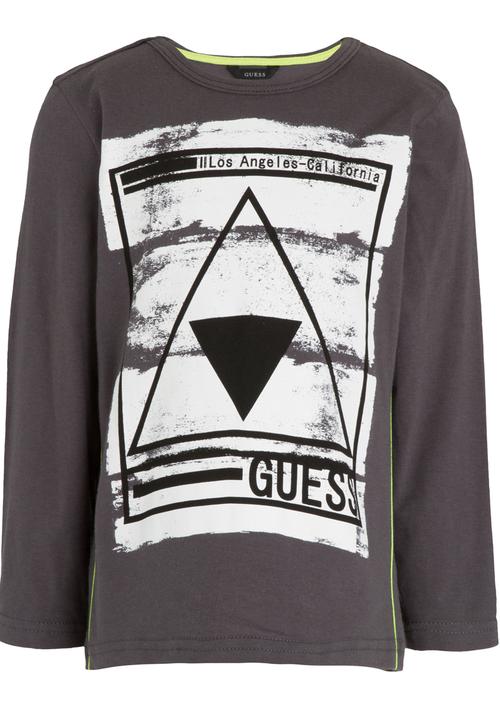 GUESS - L/S Guess Tessellate Tee Grey