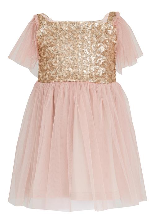 See-Saw - Sequin Dresses Mid Pink