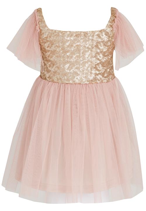 See-Saw - Sequin Dresses Mid Pink