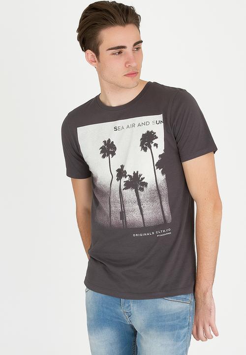 Jack & Jones - Venice Printed Tee Grey