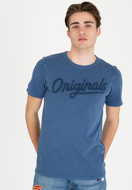 Jack & Jones - Crescent Tee Blue