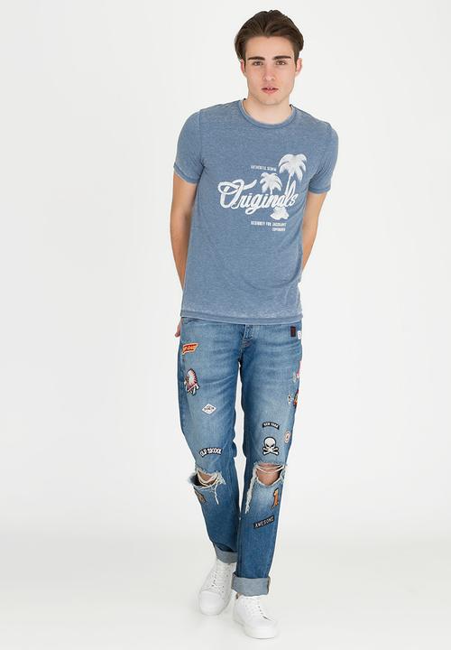 Jack & Jones - Hero Tee Blue
