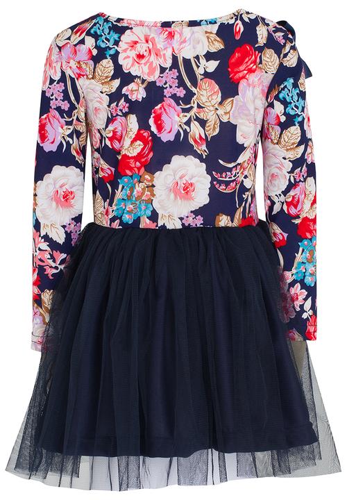See-Saw - Floral Print Combo Dress Multi-colour
