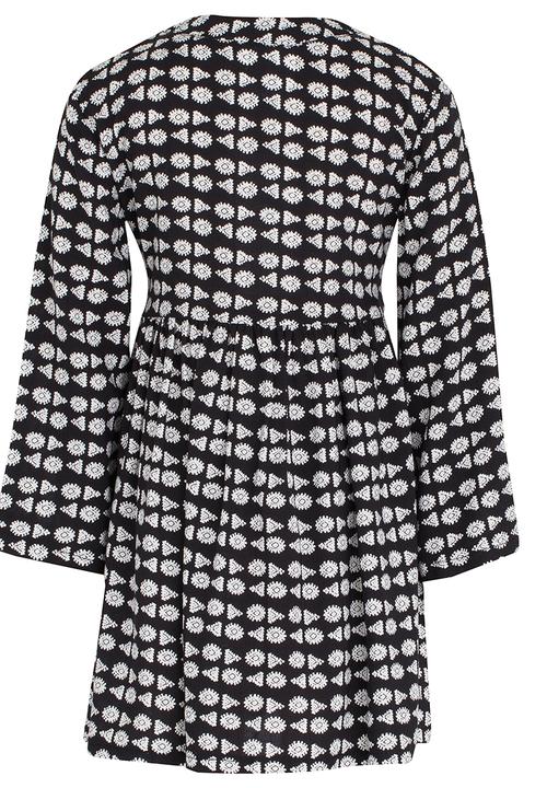 See-Saw - High Waist Dress Black and White