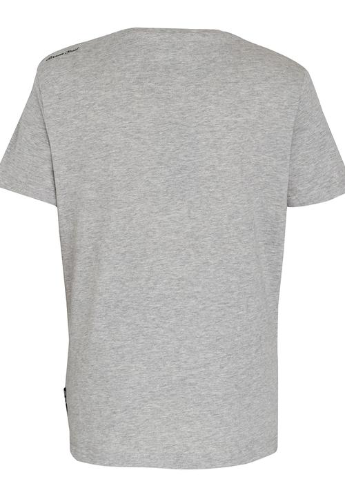 Brave Soul - Printed Crew Neck Tee Grey