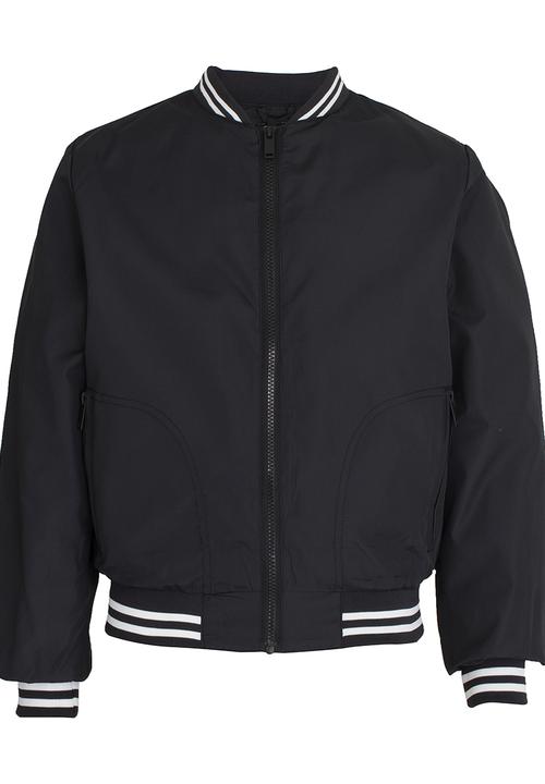 Brave Soul - Bomber Jacket Black