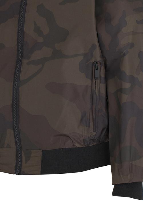 Brave Soul - Camo Bomber Jacket Khaki Green
