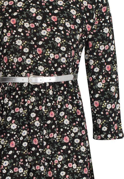 Rebel Republic - Skater Dress With Belt Multi-colour