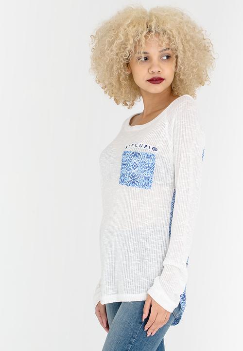 Rip Curl - Inca Blues Long Sleeve Tee White
