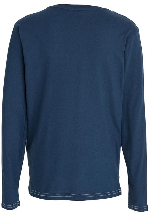 GUESS - L/S Guess Underline Tee Blue