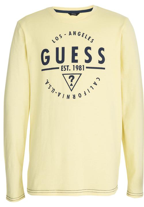 GUESS - L/S Guess Underline Tee Yellow
