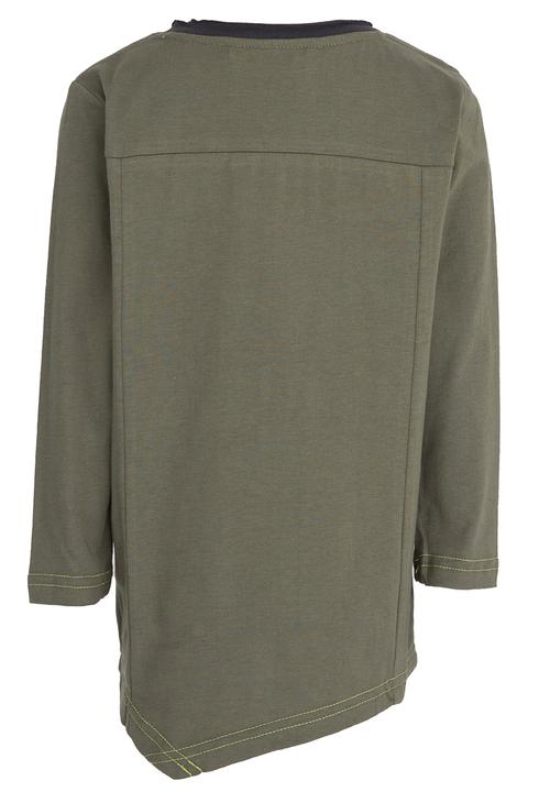 GUESS - L/S Guess Constrast Pocket Tee Khaki Green