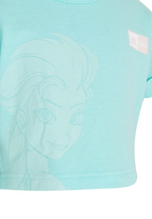 adidas Performance - Disney Frozen Cropped Tee Pale Blue