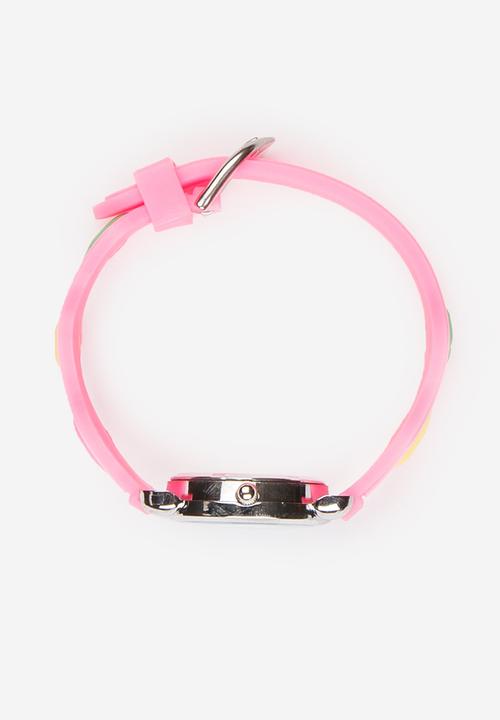 Cool Kids - Girls 3D Hearts  Watch Mid Pink