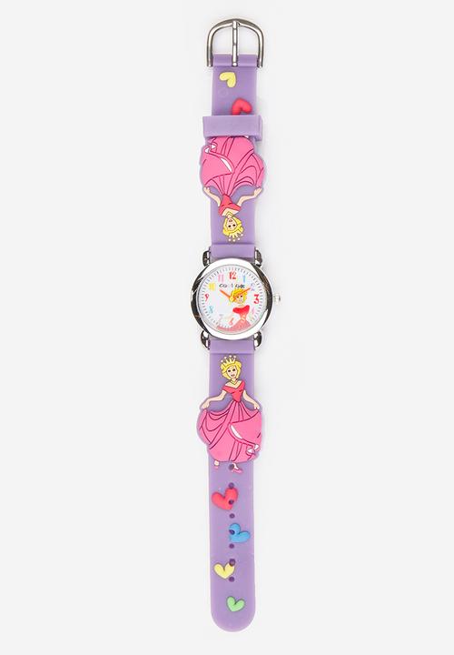 Cool Kids - Girls 3D Queen  Watch Mid Purple