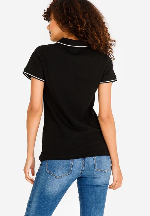 POLO - Charlie Stretch Golfer Black