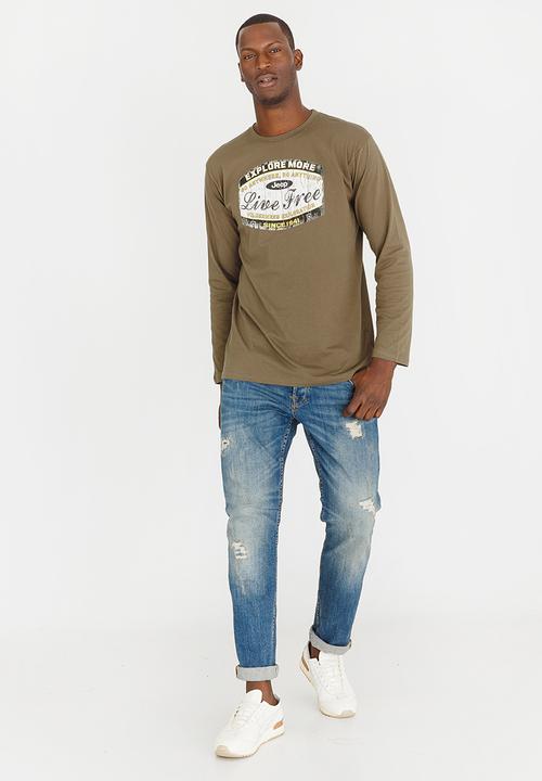JEEP - Jeep Expedition Printed Tee Khaki Green