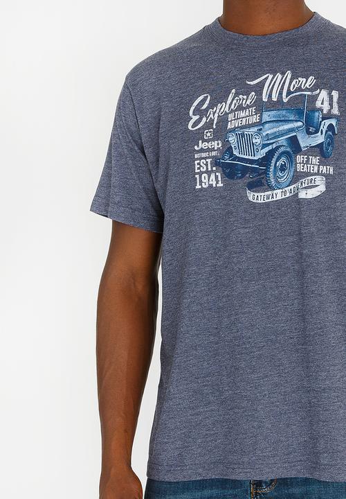 JEEP - Est.1941 Applique Embroidered Tee Navy