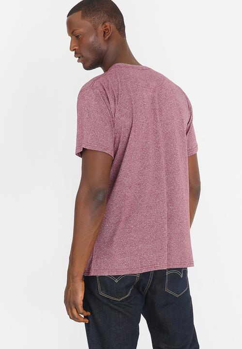 JEEP - Jeep Applique Embroidered Tee Burgundy
