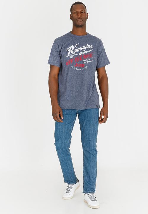 JEEP - Reimagine Printed Tee Blue