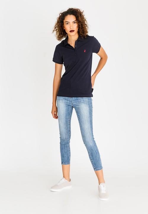 POLO - Wmn Margot Pony Golfer - Navy