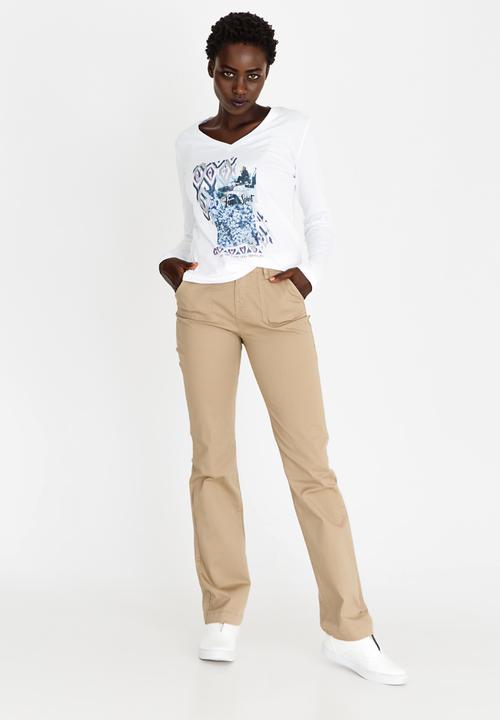 JEEP - V-neck Foil Tee White