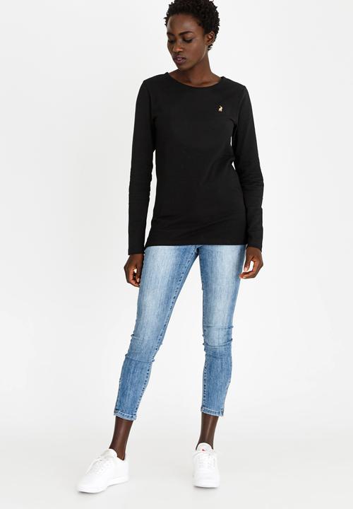 POLO - Emily Long Sleeve Tee Black