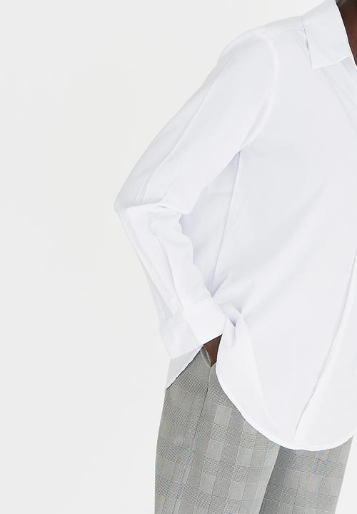 G Couture - Collar Detail Shirt White