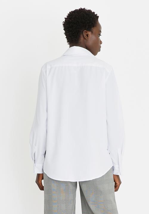 G Couture - Collar Detail Shirt White