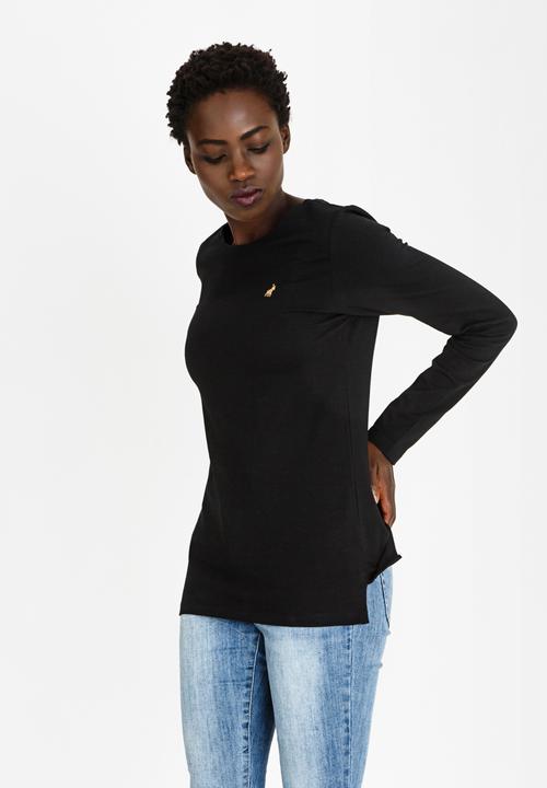 POLO - Emily Long Sleeve Tee Black