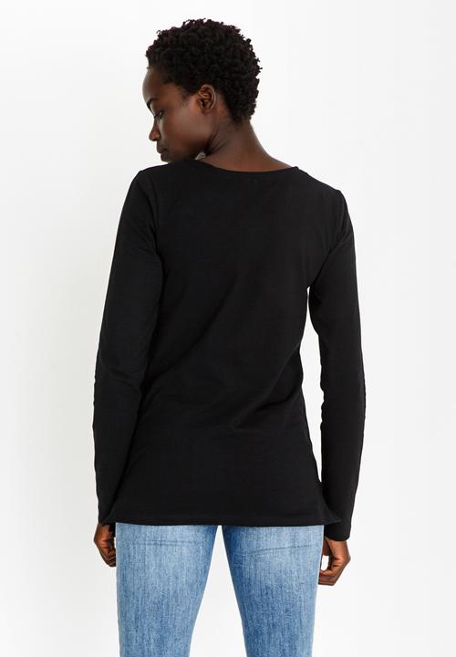POLO - Emily Long Sleeve Tee Black