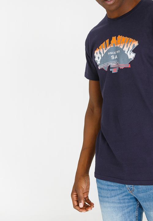 Billabong  - Dicer Printed Tee Mid Blue