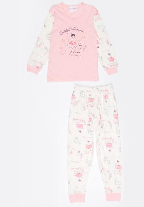 Pop Candy - Printed Pj Set Pale Pink