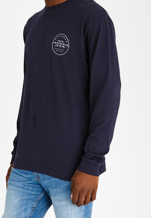 Billabong  - Triple Wave Printed Tee Navy