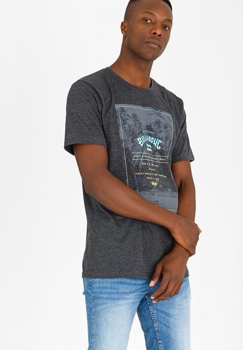 Billabong  - Shorelines Printed Tee Charcoal