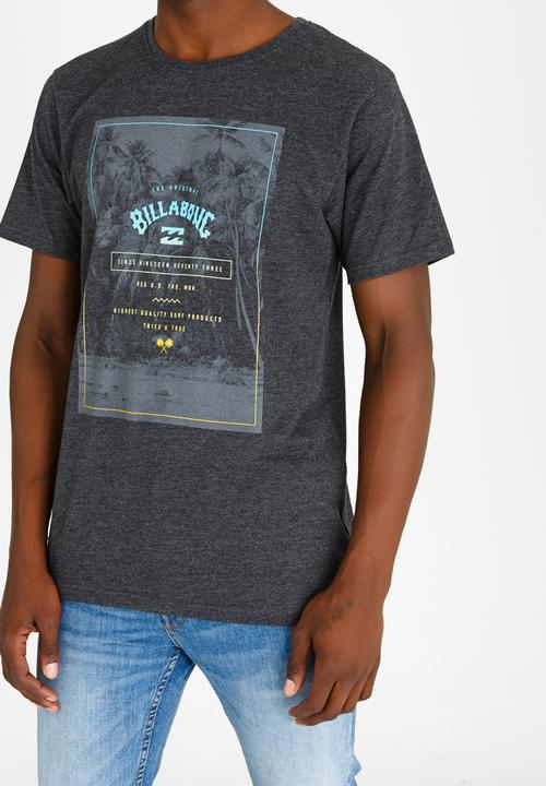 Billabong  - Shorelines Printed Tee Charcoal