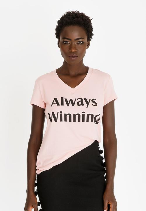 Gert-Johan Coetzee - Always Winning T-shirt Pale Pink