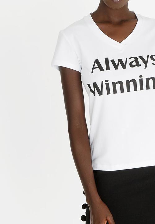Gert-Johan Coetzee - Always Winning T-shirt White