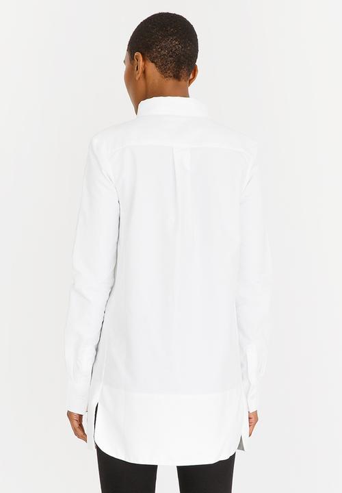POLO - Longer Length Shirt White