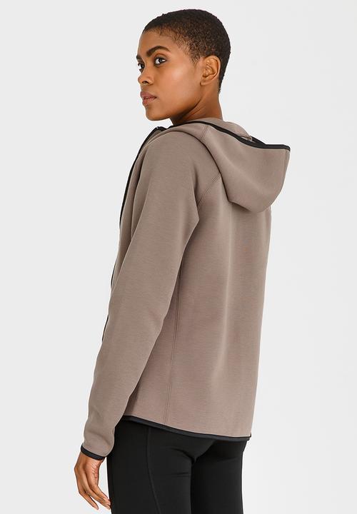 Reebok - Cotton Full Zip Hoodie Taupe