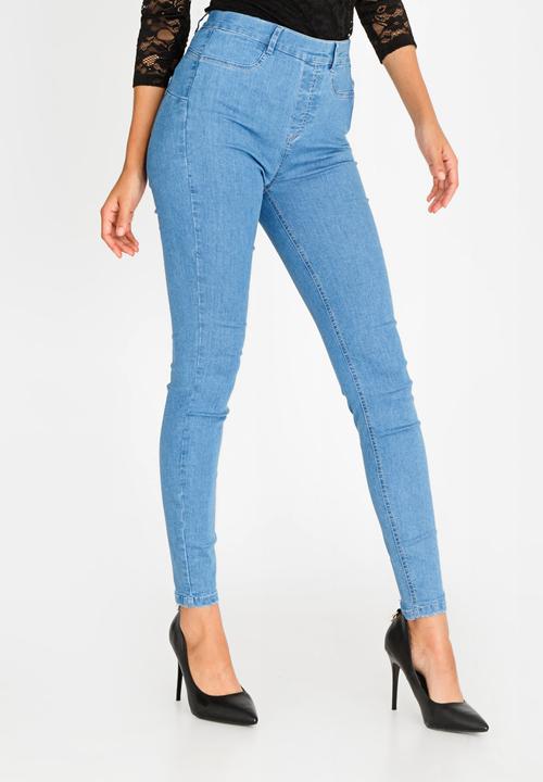 SISSY BOY - Franke High Rise Shaper Jegging Mid Blue