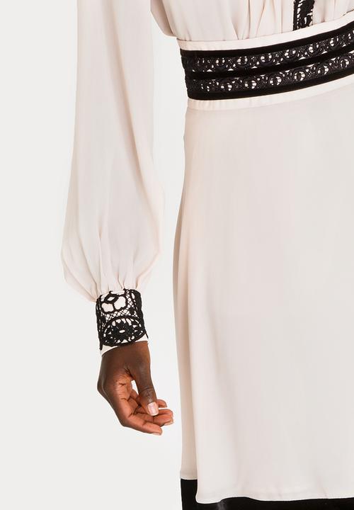 Sober - Amede Border Skirt Off White