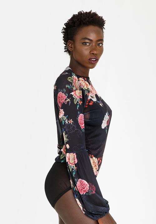 Marique Yssel - Mesh Bodysuit Multi-colour